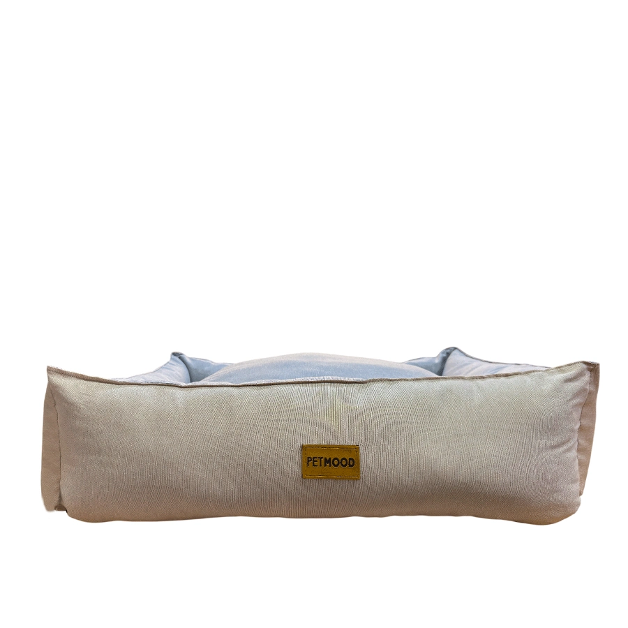 Sofa Cama De Verano Beige Y Gris, , large image number null