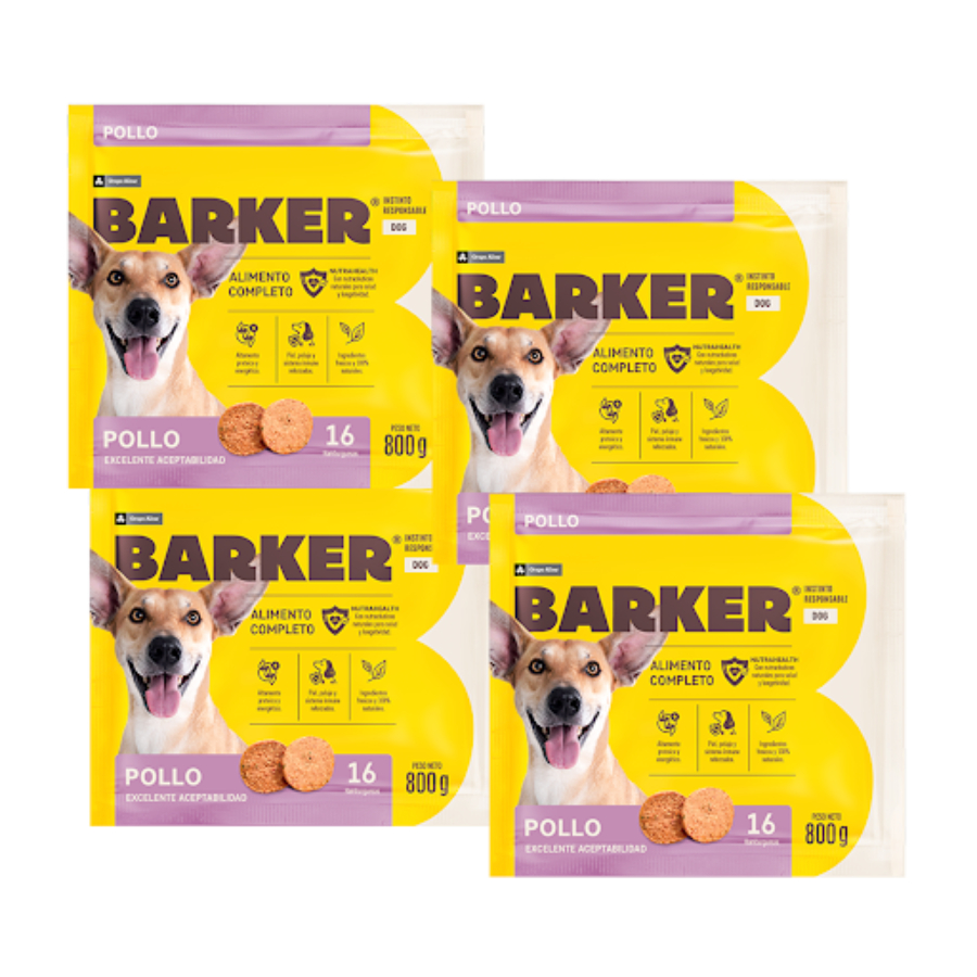 Combo Barker Hamburguesas De Pollo 16 Unids. 800g x 4, , large image number null