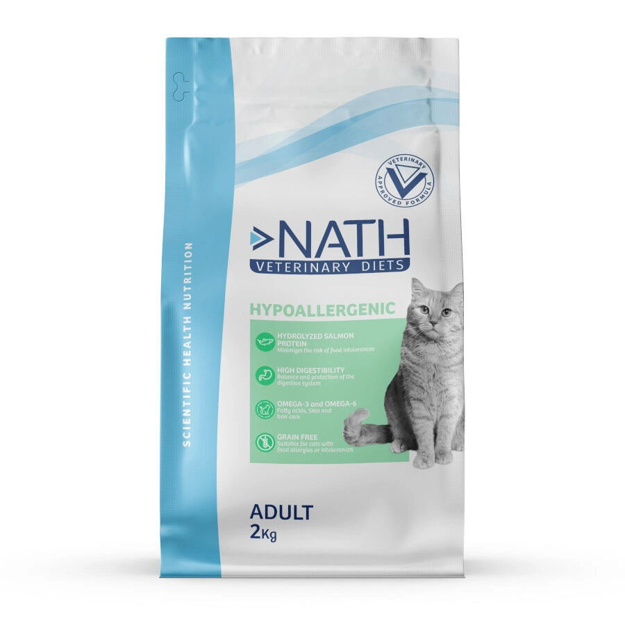 Nath Veterinary Diets Hipoallergenico Alimento Seco Para Gatos 2 Kg
