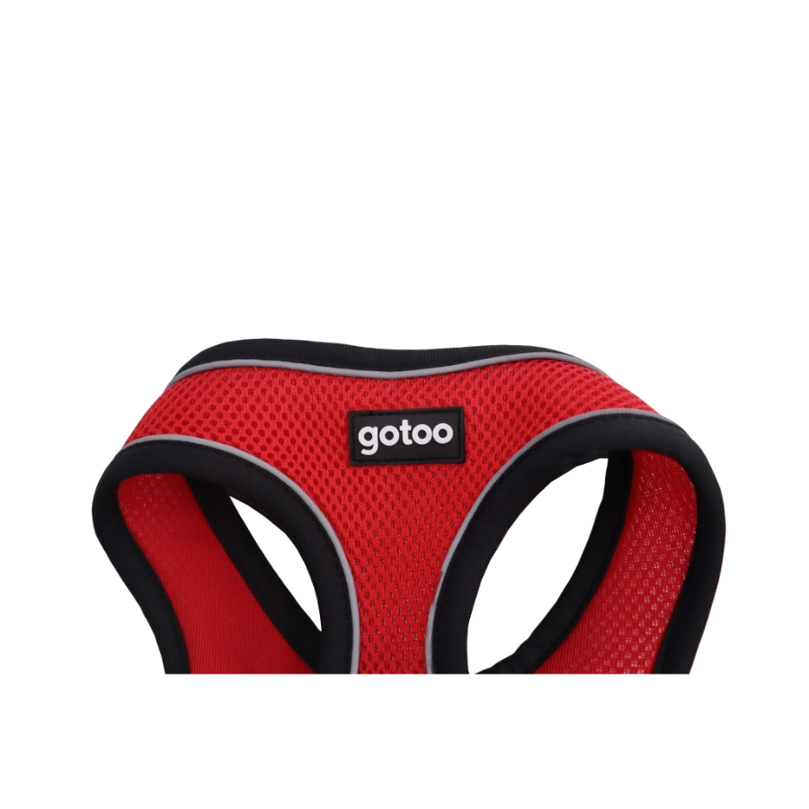 Arn&eacute;s Rojo Transpirable De Malla Con Costura Reflectante Para Perros, , large image number null