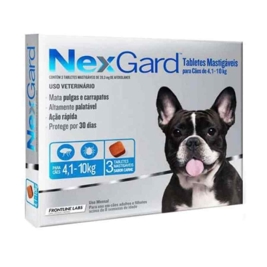 Nexgard 28.3mg  (4.1 a 10kg) - 3 tabletas