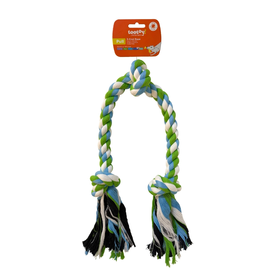 Tootoy! Pull 3-Knot Rope L, , large image number null