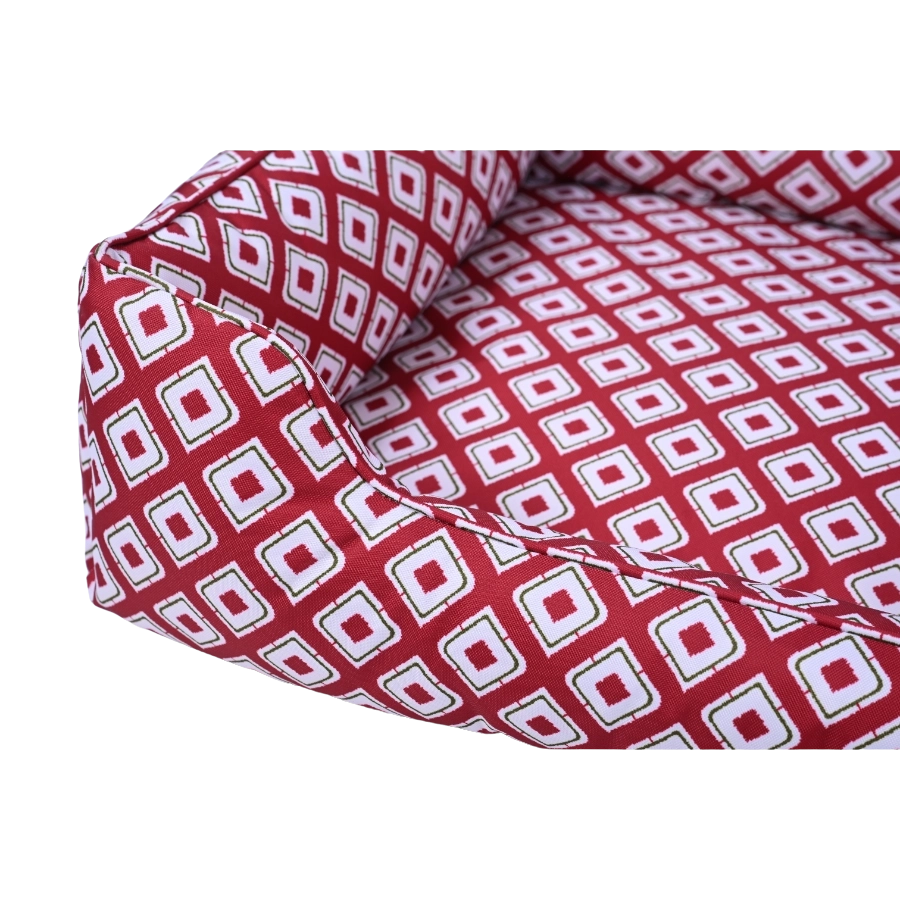 Leeby Dog Premium Teflon Bed Red, , large image number null