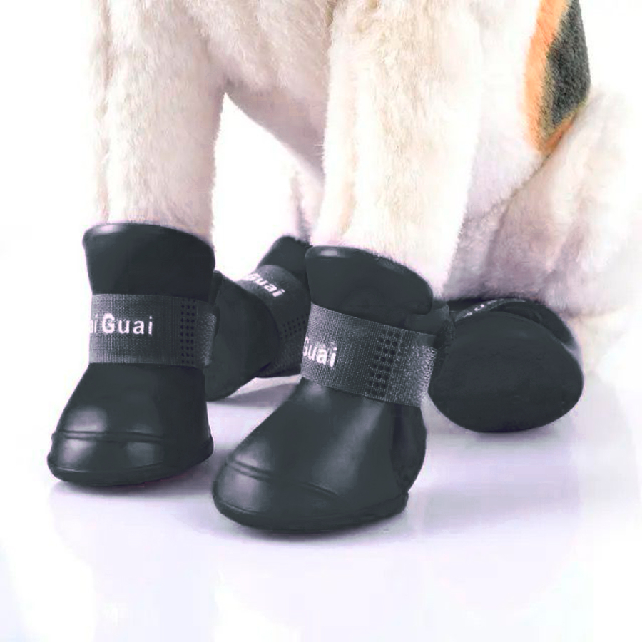 Zapatos para mascotas negro, , large image number null