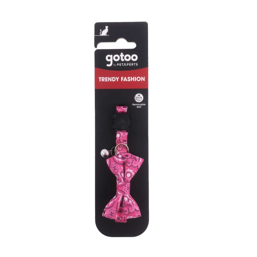 Gotoo! Collar Trendy Rosado Para Gato 1*21-30Cm, , large image number null