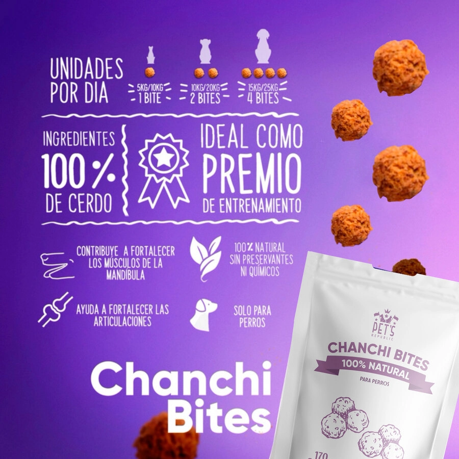 Pet´s Republic Chanchi Bites 170gr, , large image number null