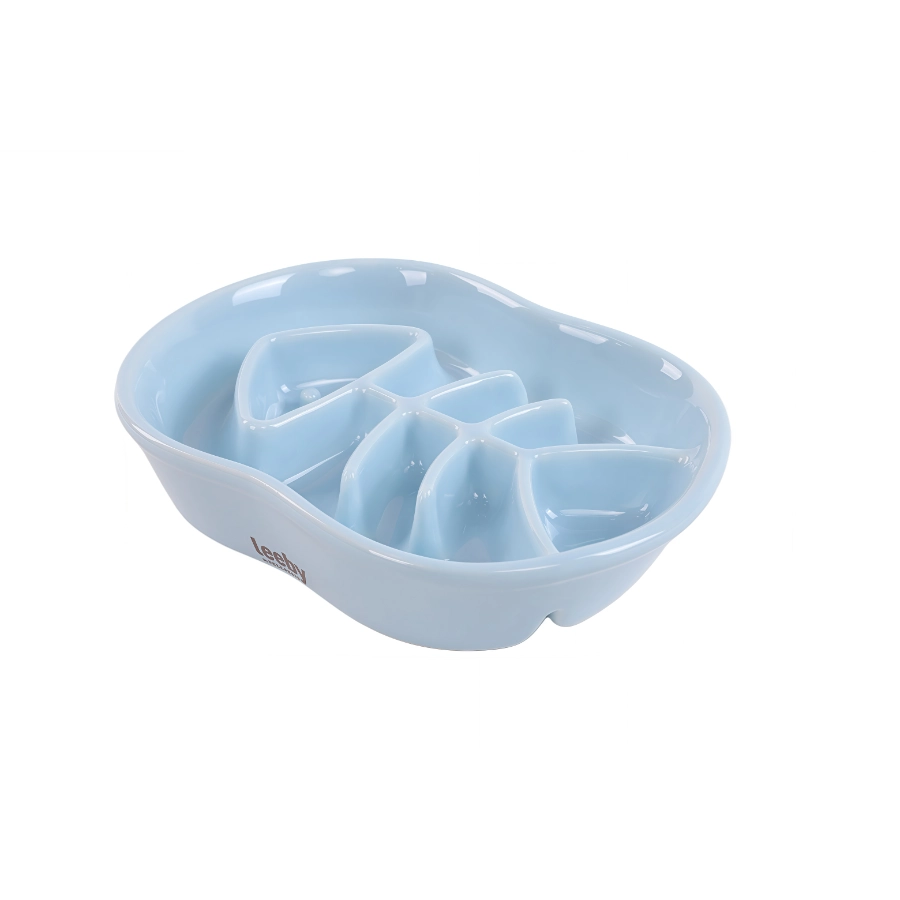 Taz&oacute;n Comedero Cer&aacute;mico Leeby Con Forma De Pez 240 Ml, , large image number null