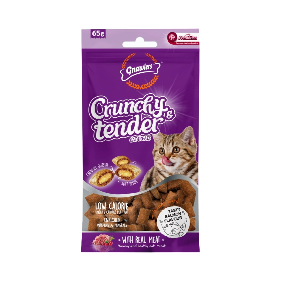 Gnawlers Crunchy & Tender Salmon 65 G