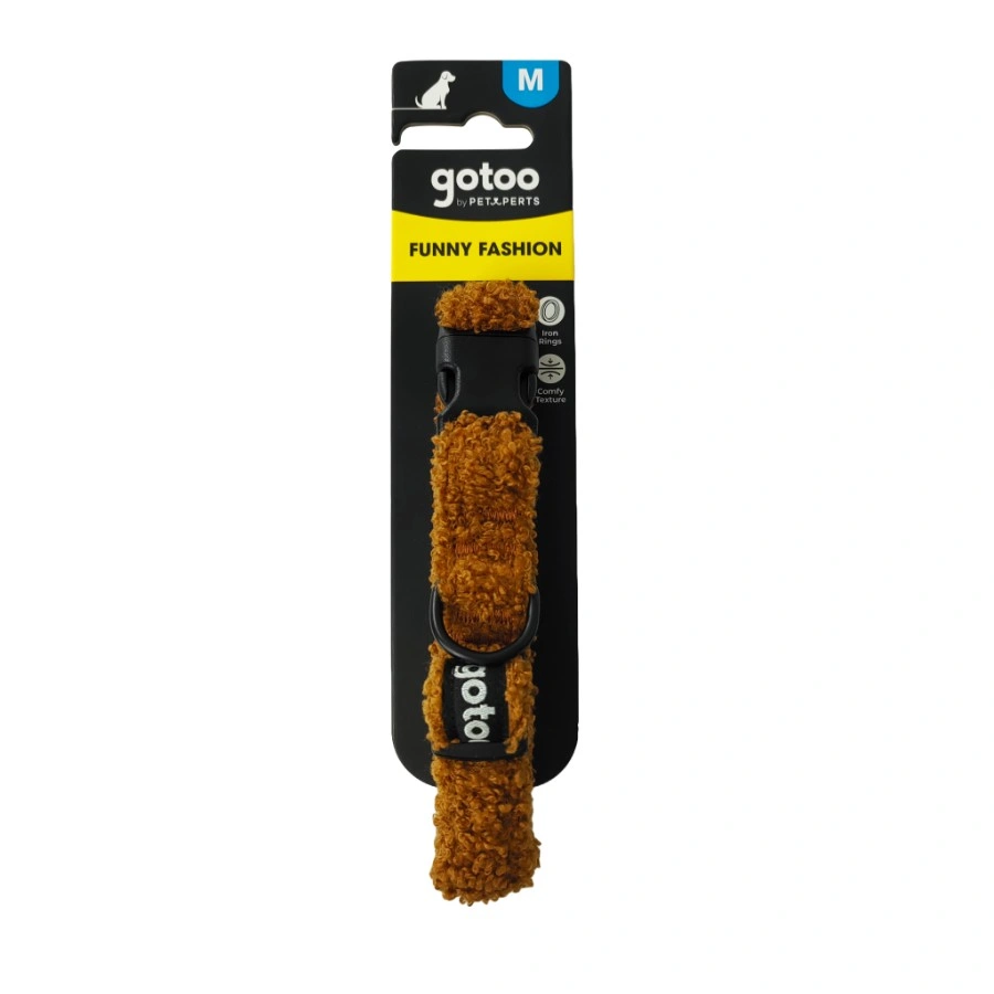 Gotoo! Collar Funny Fashhion Teddy Marrón, , large image number null