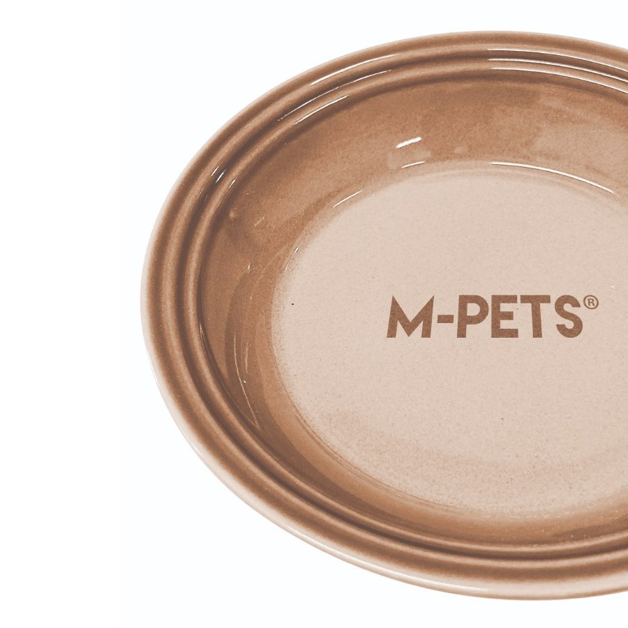 Petjoy Flatty Ceramic Bowl Brown 250 Ml, , large image number null