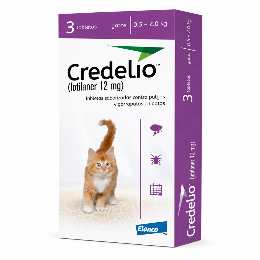 Credelio Gato Saborizado Vainilla 12Mg (0.5 A 2Kg), , large image number null
