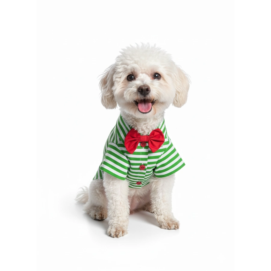 Lmb Camisa Navidad Rayas