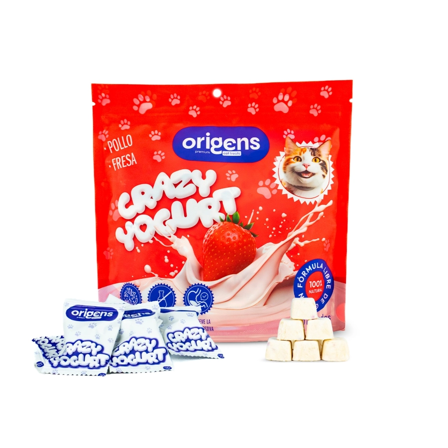 Snack Gatos - Crazy Yogurt Pollo & Fresa, , large image number null