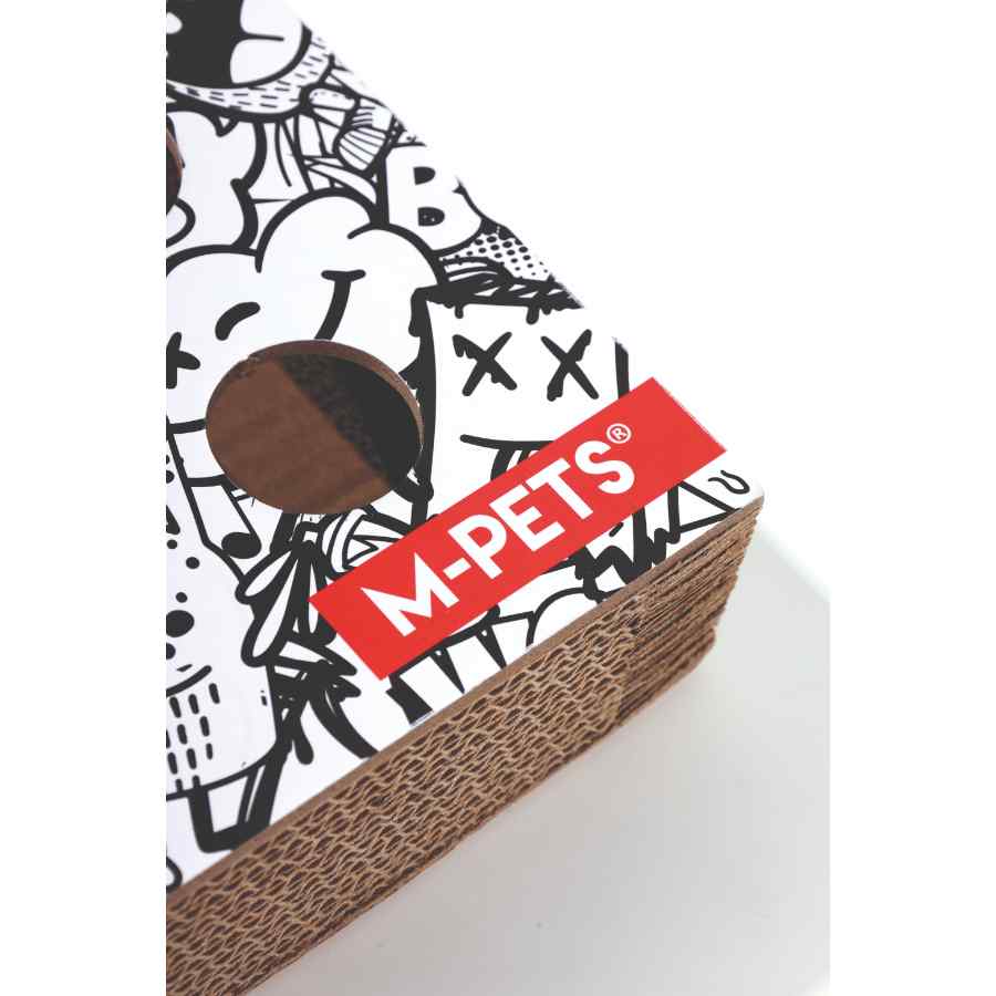 Mpets Urbanstyle   Freestyle Rascador De Cartón C/Negro, , large image number null