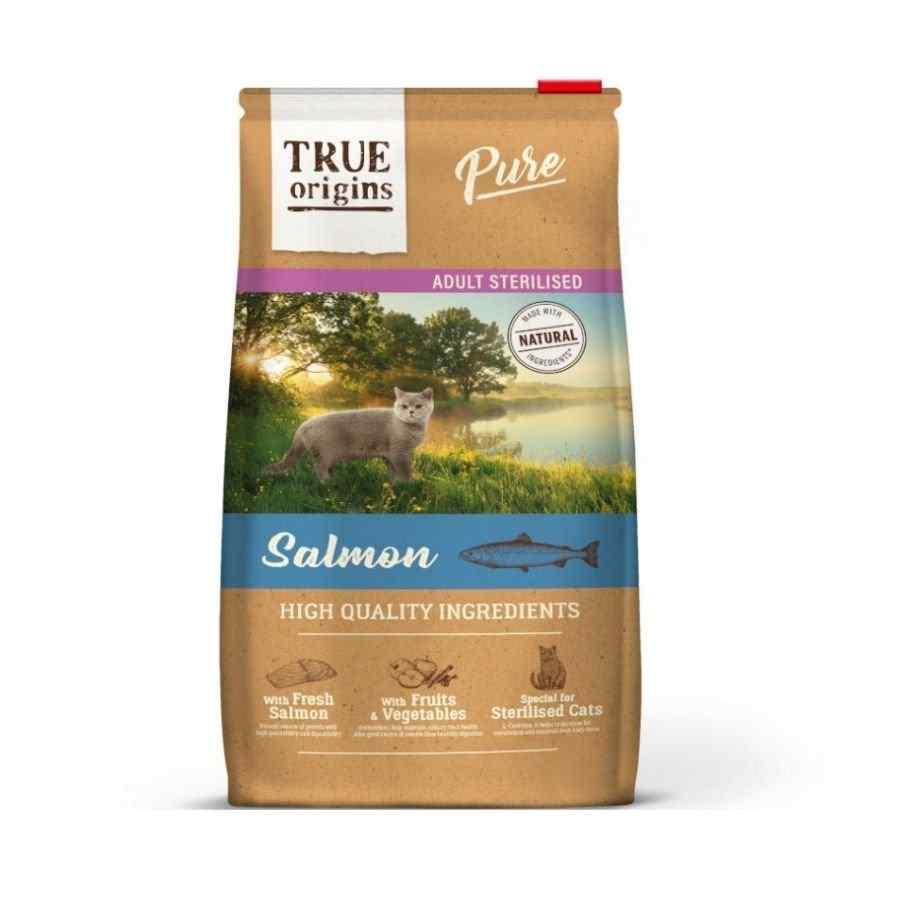 True Origins Pure Cat Adult Sterilized Salmon, , large image number null