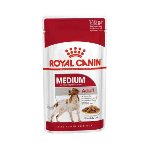 Royal Canin Medium Adult Gravy X 140 Gr image number null