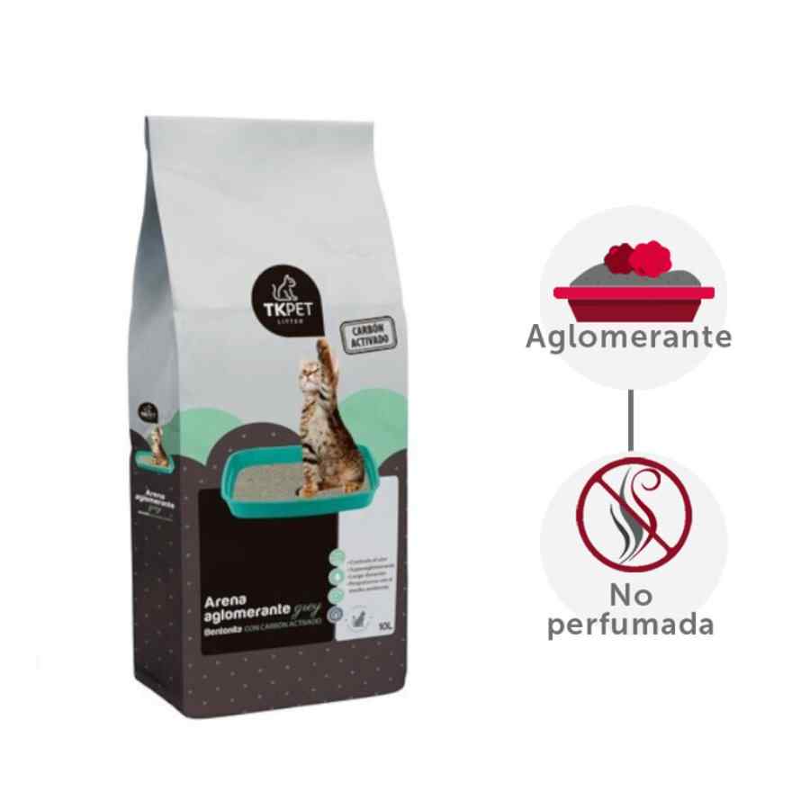 Tkpet Arena aglomerante con carbon activado 10 Lt (8.5 kg), , large image number null