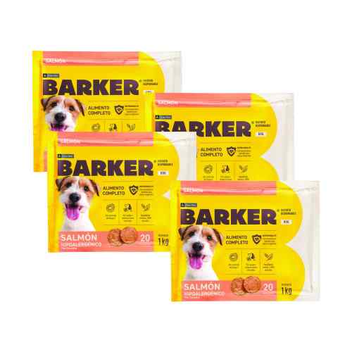 Combo Barker Hamburguesas de Salmón 20 unids. 1kg x 4 image number null