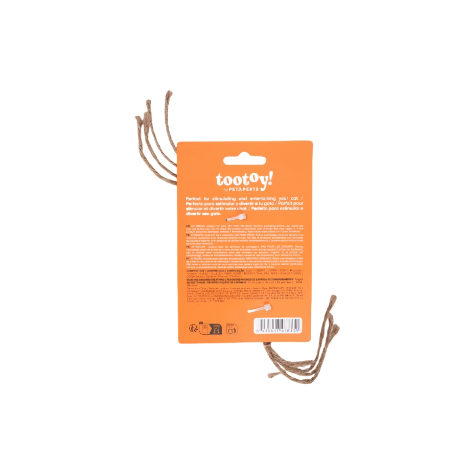 Tootoy! Chase&Play Twine Mouse Toy, , large image number null