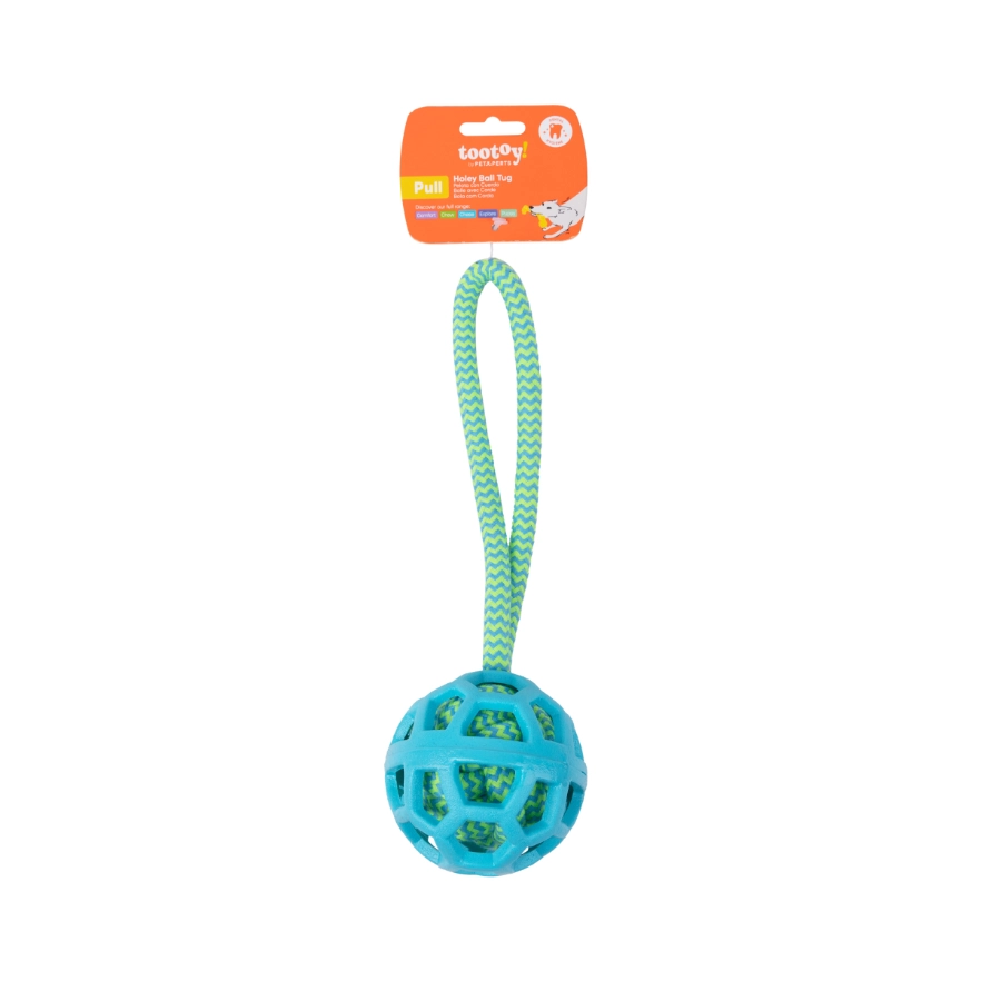 Pull Holey Ball Tug, , large image number null