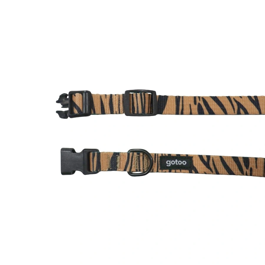 Gotoo! Collar Funny Fashhion Tigre Marrón, , large image number null