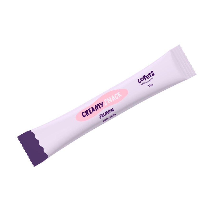 Lopets Creamy Snack Para Gatos - Salmón  x 60 G (4x15g), , large image number null