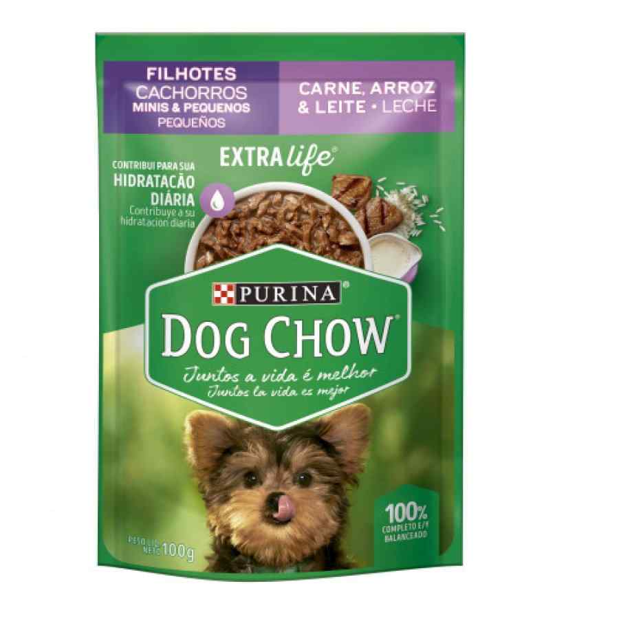 Dog Chow Cachorro Tdtm C/ Carne 100g image number null