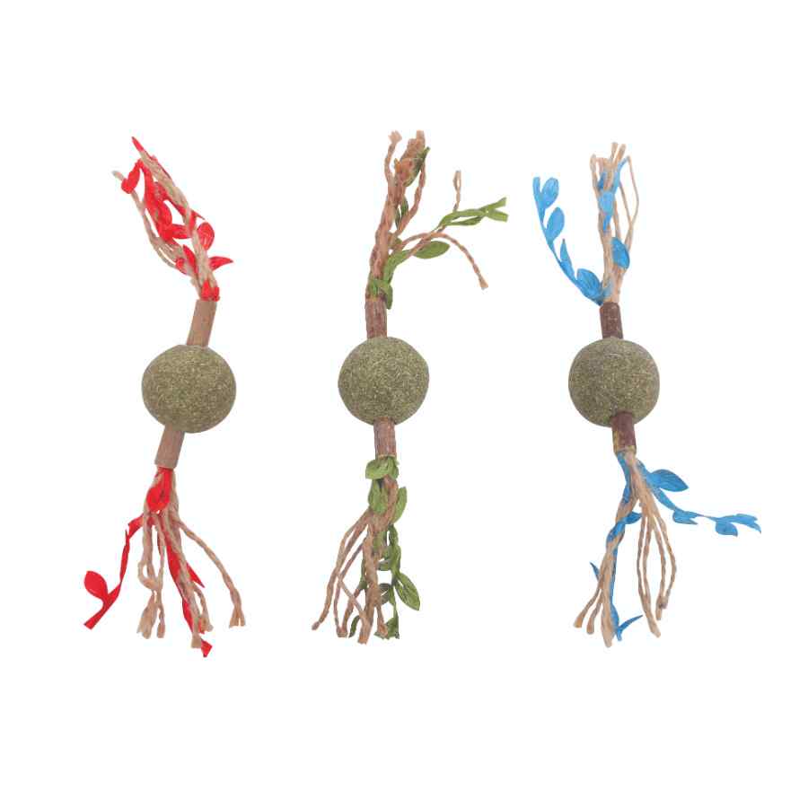 Mpets Charmy Juguete Catnip Rama Roja, , large image number null