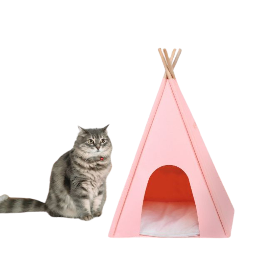Mpets Cama Eco Tipi - Rosado