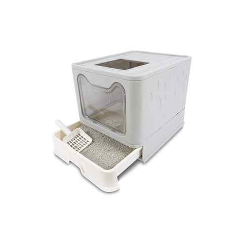 Sile - arenero cerrado para gato dos puertas + un pelda�o