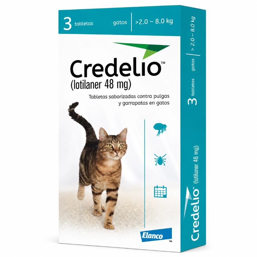 Credelio Gato Saborizado 48Mg Gato (2 A 8Kg), , large image number null