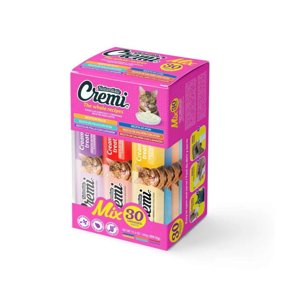 Naturalistic Cremi Box Variety Mix 30 Und