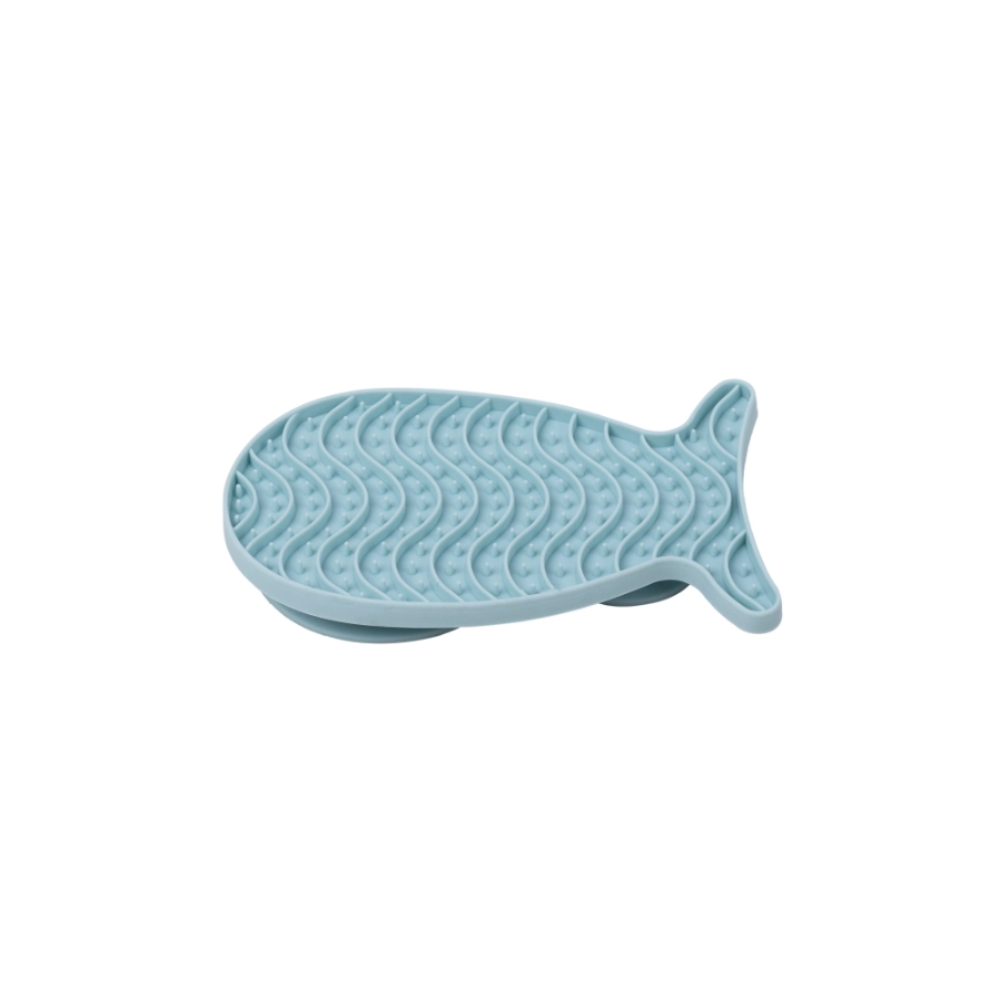 Tapete Lamedor Para Mascota Leeby Con Forma De Pez, , large image number null