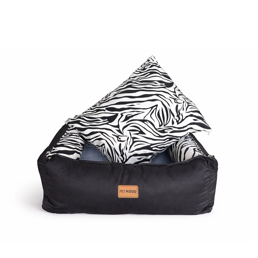 Sofacama De Verano Zebra Negra, , large image number null