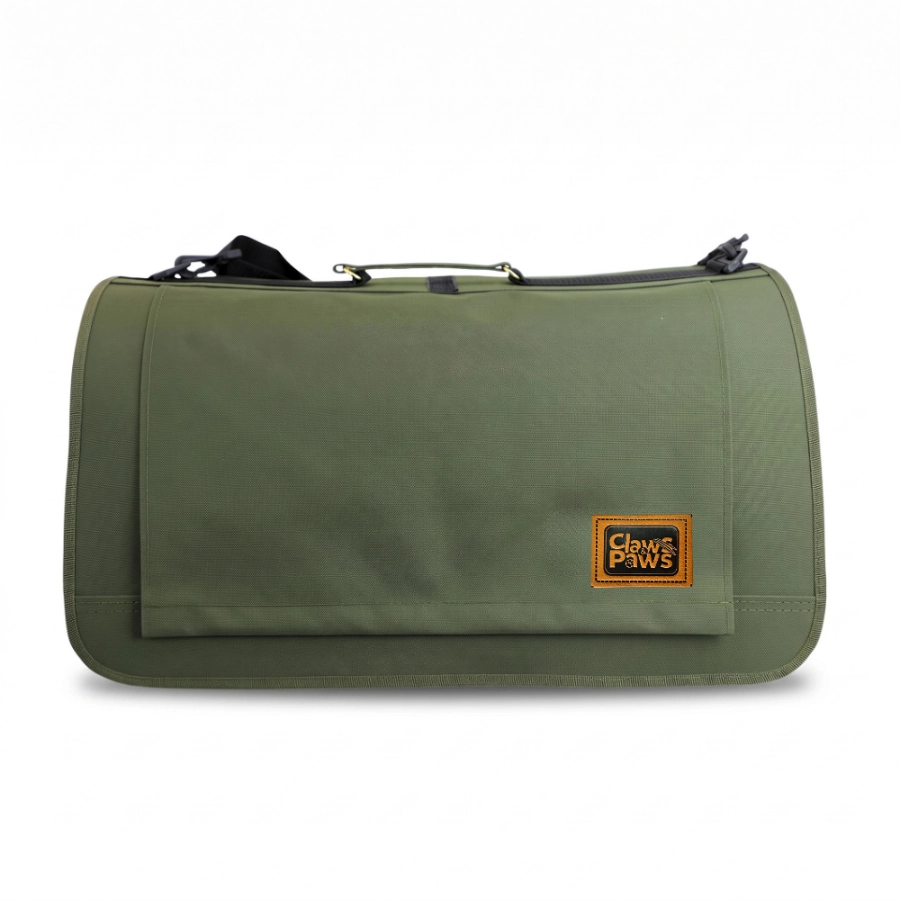 Claws & Paws Transportador De Tela Talla 4 Verde, , large image number null