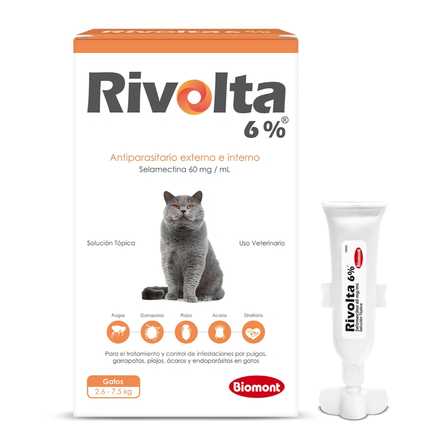 Rivolta 6% X 0.75 Ml (2.6kg A 7.5kg) 1 Pipeta