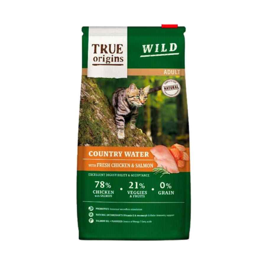 True Origins Wild Cat Adult Country Water Alimento Seco Gato, , large image number null