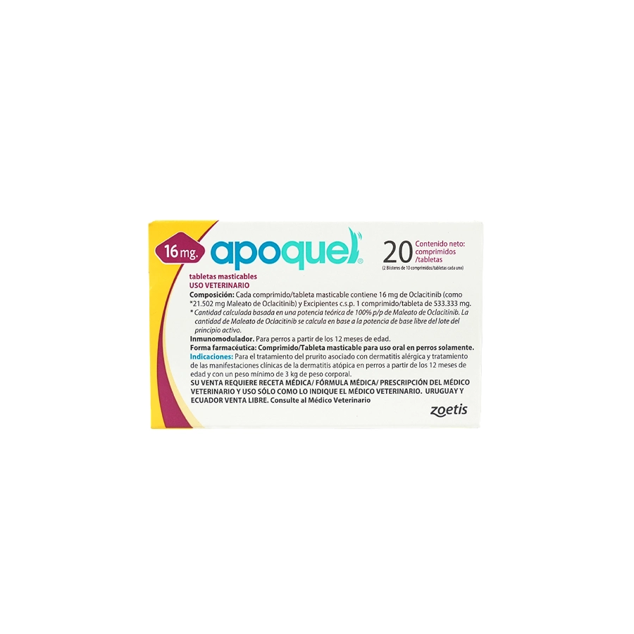 Apoquel Masticable 16 mg (Venta 1 Tab)