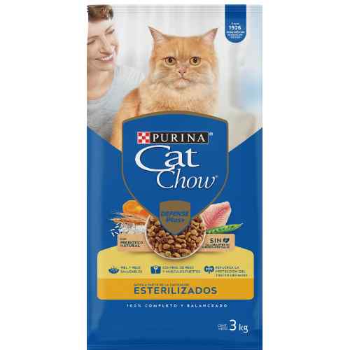 Cat Chow Esterilizado Defense Plus 3kg