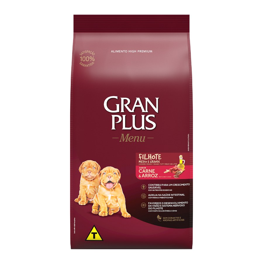 Gran Plus Menu Cachorro Carne Y Arroz, , large image number null