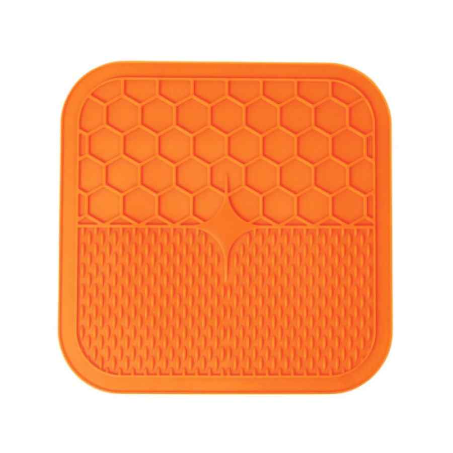 Plato interactivo lecca mat naranja