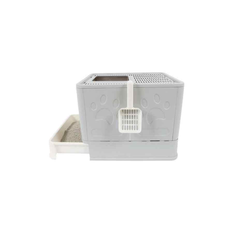 Sile arenero cerrado para gato dos puertas + un pelda�o, , large image number null