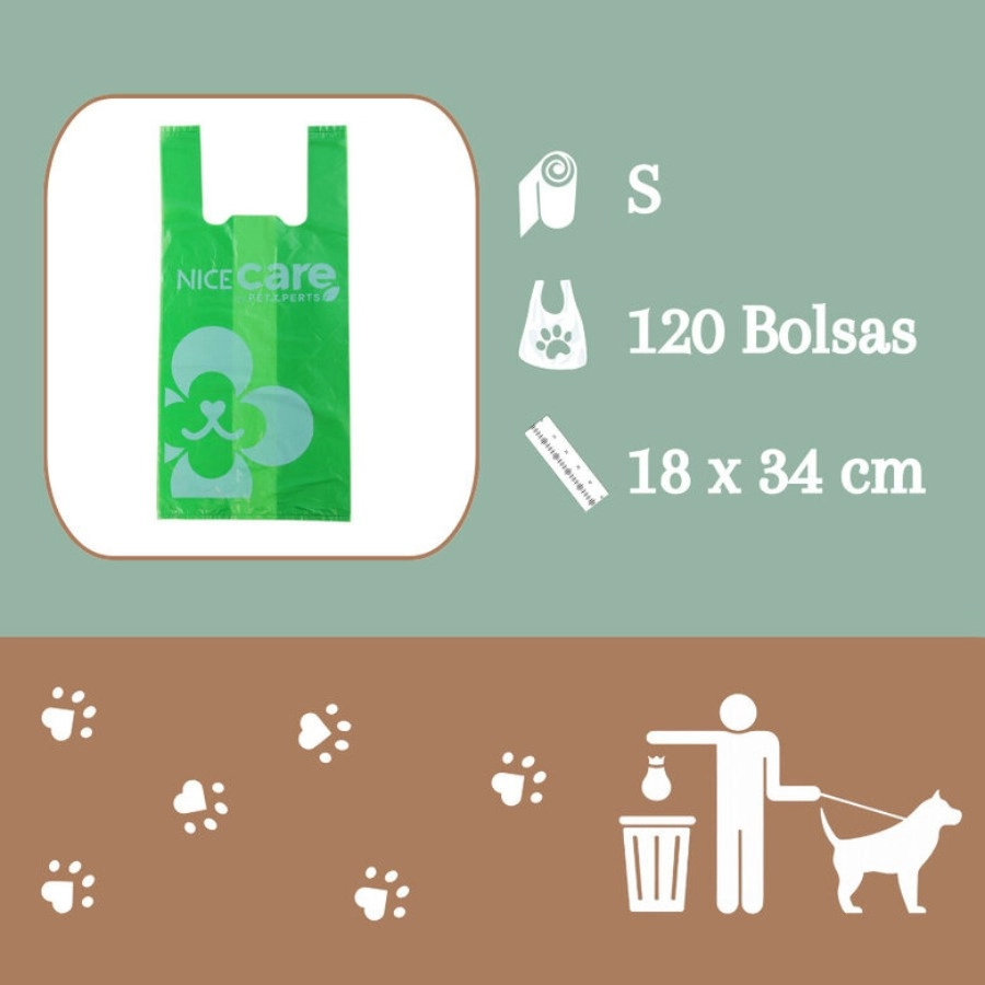 Nice Care Bolsas Para Desechos Con Asas 120 Pcs, , large image number null