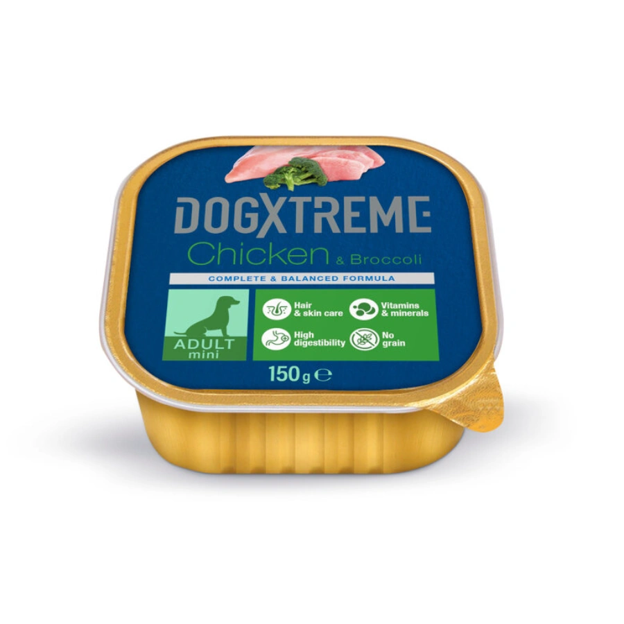 Dogxtreme Adulto Mini Pollo Y Br&oacute;coli Tarrina 150 G