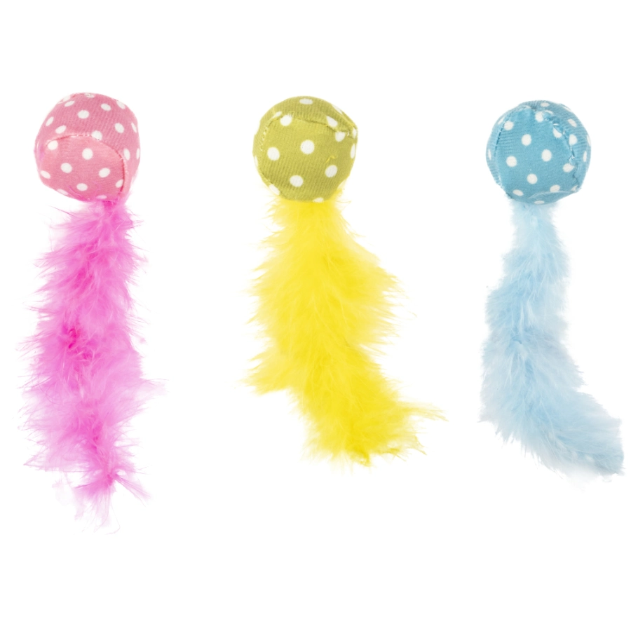 Flamingo Ct Polka Ball Multi Dia. 4Cm Assortment