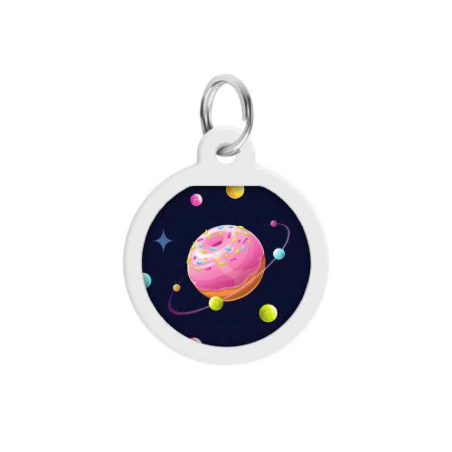 Placa De Identificación Waudog Smart Id Con Pasaporte Qr Donuts Universe, , large image number null
