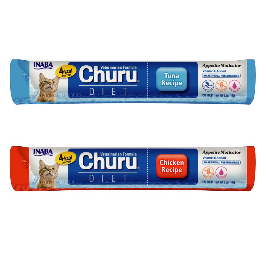 Churu Vet Diet Atún y Pollo (Venta por unidad, Sabor aleatorio), , large image number null