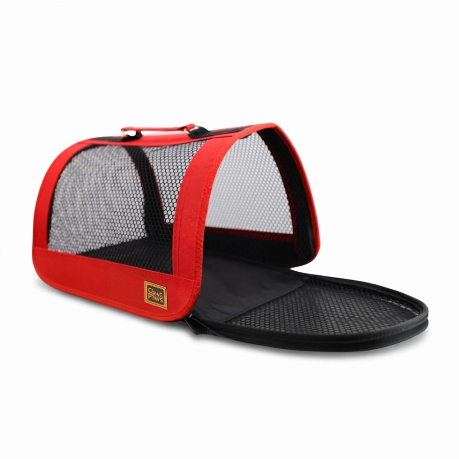 Claws & Paws Transportador De Tela Talla 2 Rojo, , large image number null