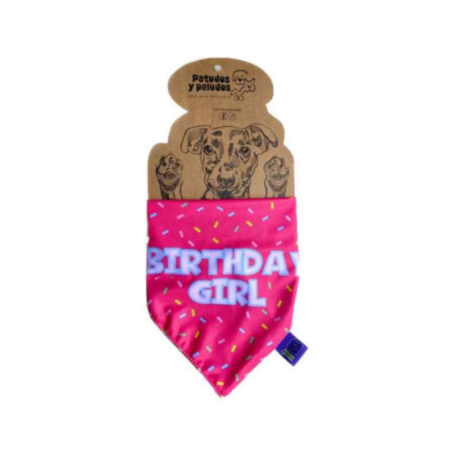 Patudos Y Peludos Bandana Cumpleañera Rosado Y Fucsia, , large image number null