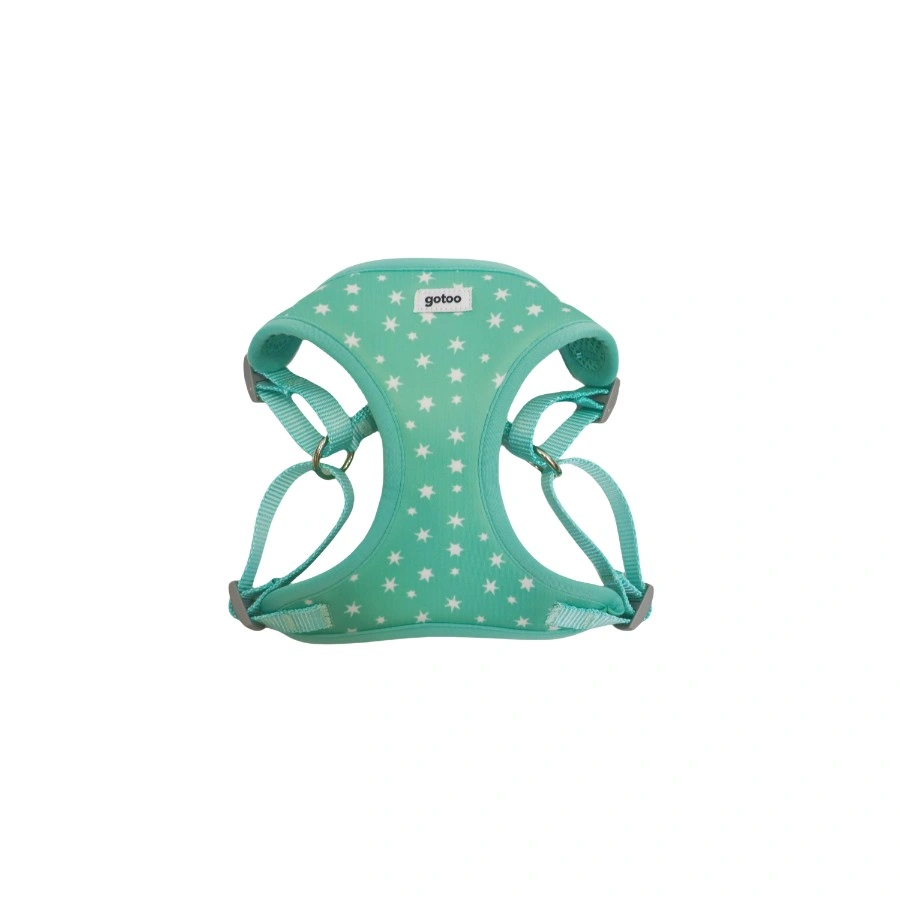 Gotoo! Arnés Para Perros Estrellas Verde Menta, , large image number null